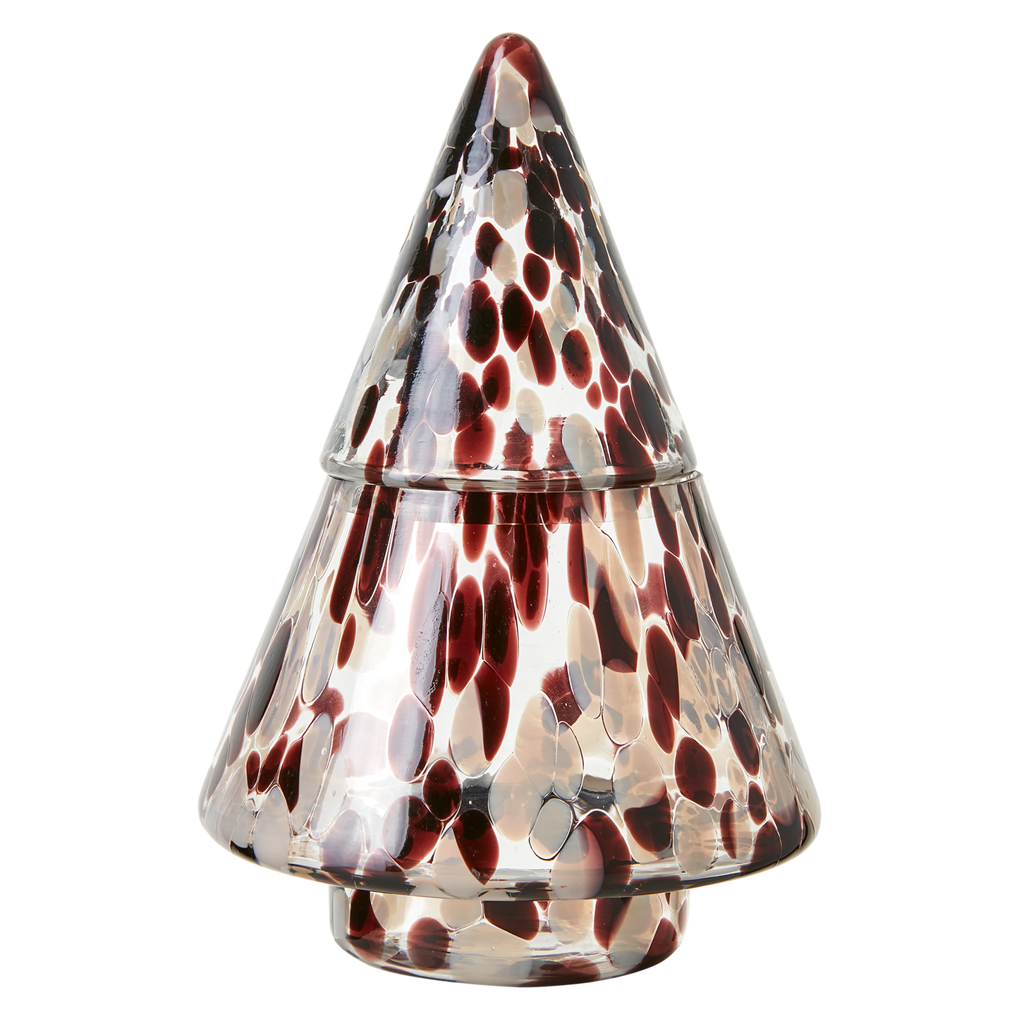 Glasburk gran - brun, beige, svart