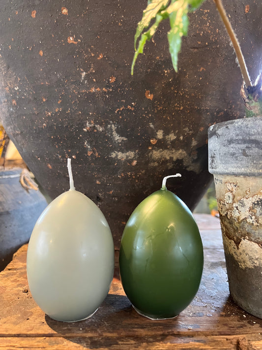 Äggljus - andägg mossgrön